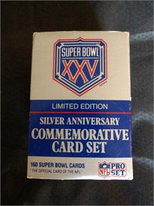 Super Bowl XXV Silver Commerative Card Set