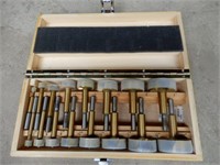 16 Pc. Forstner Bit Set 1/4" To 2 1/8" With