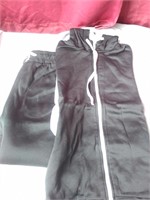 NEW IN BAG BLACK AND GRAY LARGE JUMP SUIT