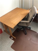 Devok Desk, Office chair, floor mat