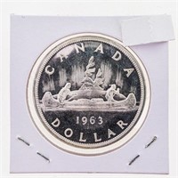 1963 Canada Silver Dollar MS65 ICCS