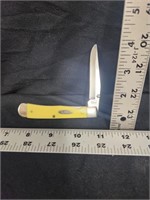 Case yellow bone handle knife - single blade