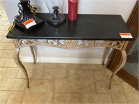 Marble & Metal Console Sofa Table