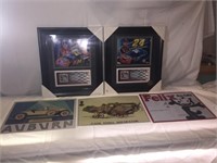 (6) Car related items including Jeff Gordon