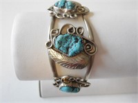 Mexico Turquoise Cuff Bracelet