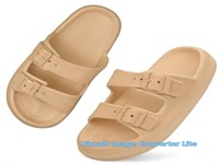 Sz 10 VONMAY Unisex Slides Sandals Thick Sole Pill