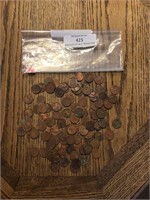 (100) Wheat Pennies