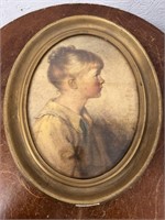 Vintage 14" Oval "Charlotte" Portrait