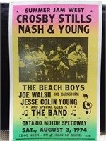 Cardboard Event Poster-Crosby Stills Nash & Young