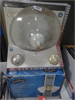 New Ceiling Fan Light & Misc Wall Light