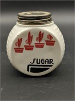 1930s Milkglass Sugar Canister