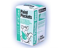 20 x 20 x 40 ea Paint Pockets GREEN Overspray