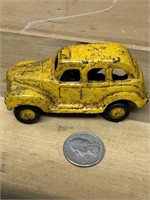 Antique 3.5" Cast Iron Taxi Car