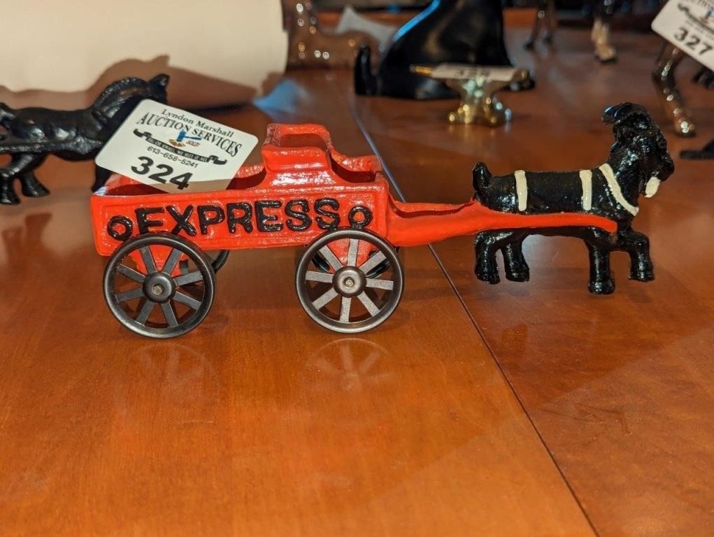 Cast Express goat cart