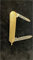Gold Filled Watch FOB Pocket Knife
