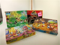 (4) Children's puzzles inc. Disney