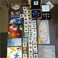 $65 Canadian Coins (Mostly Dollar Coins)