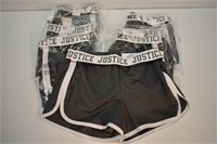 JUSTICE SIZE 12 SHORTS LOT OF 6