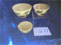 Watt Pottery Advertising Bowls