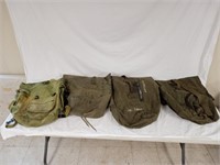 Military Duffel Bags & a Field pack