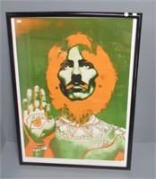 George Harrison poster. Measures: 25" W x 33" H.
