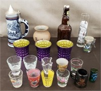 Box of Shot Glasses, Bar Related Items