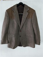 Pendleton sport coat wool and suede size 40