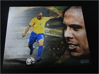 Ronaldo Nazario signed 8x10 photo COA