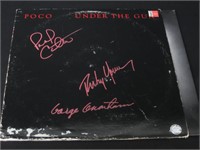 POCO signed record album COA