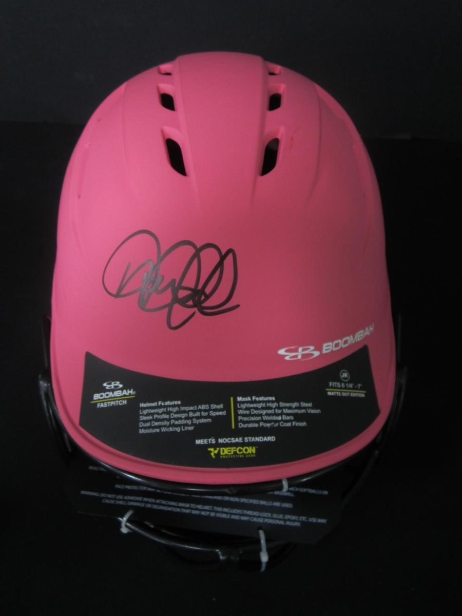 Derek Jeter signed FS batting helmet COA