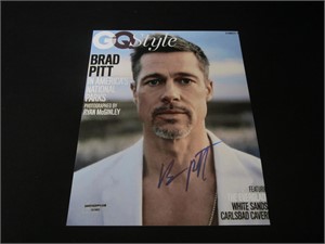 Brad Pitt signed 8x10 photo COA