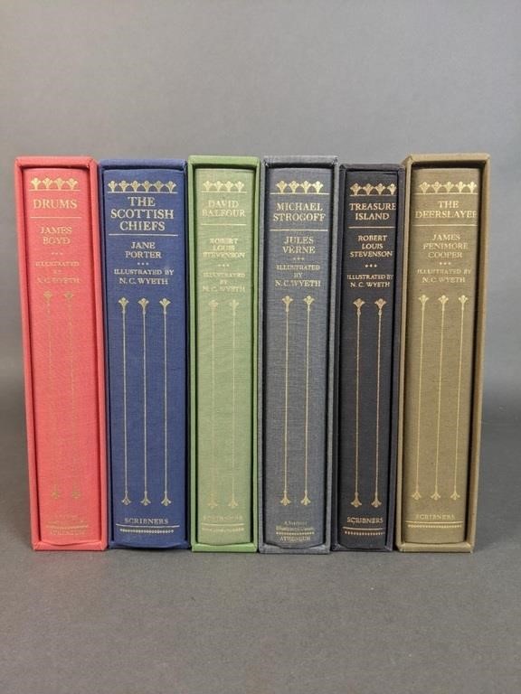 6 Vols. Limited Edition Wyeth Illustrated Books