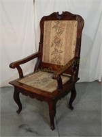 Antique Regency Oak Armchair