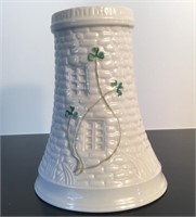 BELLEEK PORCELAIN TOWER VASE IRELAND