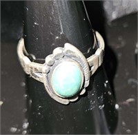 sterling & turquoise ring