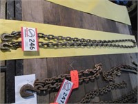 (1) Chain 1/2" - 2 Hooks, 12 Ft.
