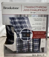 Brookstone Heated Throw Blanket