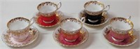 5 Royal Albert Cups & Saucers