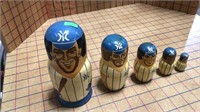 New York Yankees nesting dolls