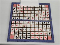 5-IN-A-ROW CARD BOARD GAME 18" X 9"
