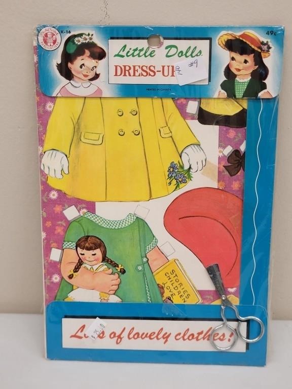 1950's "POLLY & HER DOLLY" LITTLE DOLLS DRESS UP