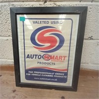 "Autosmart Valeting" Framed Advertising Print