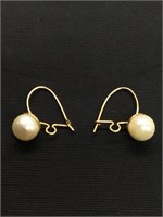 14K gold earring set