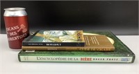 3 livres de références, bières, cigares et