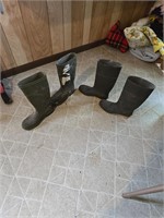Rubber boots men's size 9