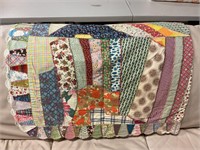Hand sewn baby quilt