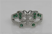 Emerald & Diamonds Ring