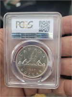 1948 Canada Silver Dollar - Graded