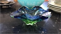 ART GLASS CANDY DISH