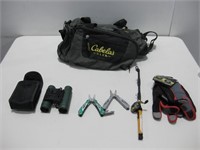 Cabela's Bag W/Assorted Items
